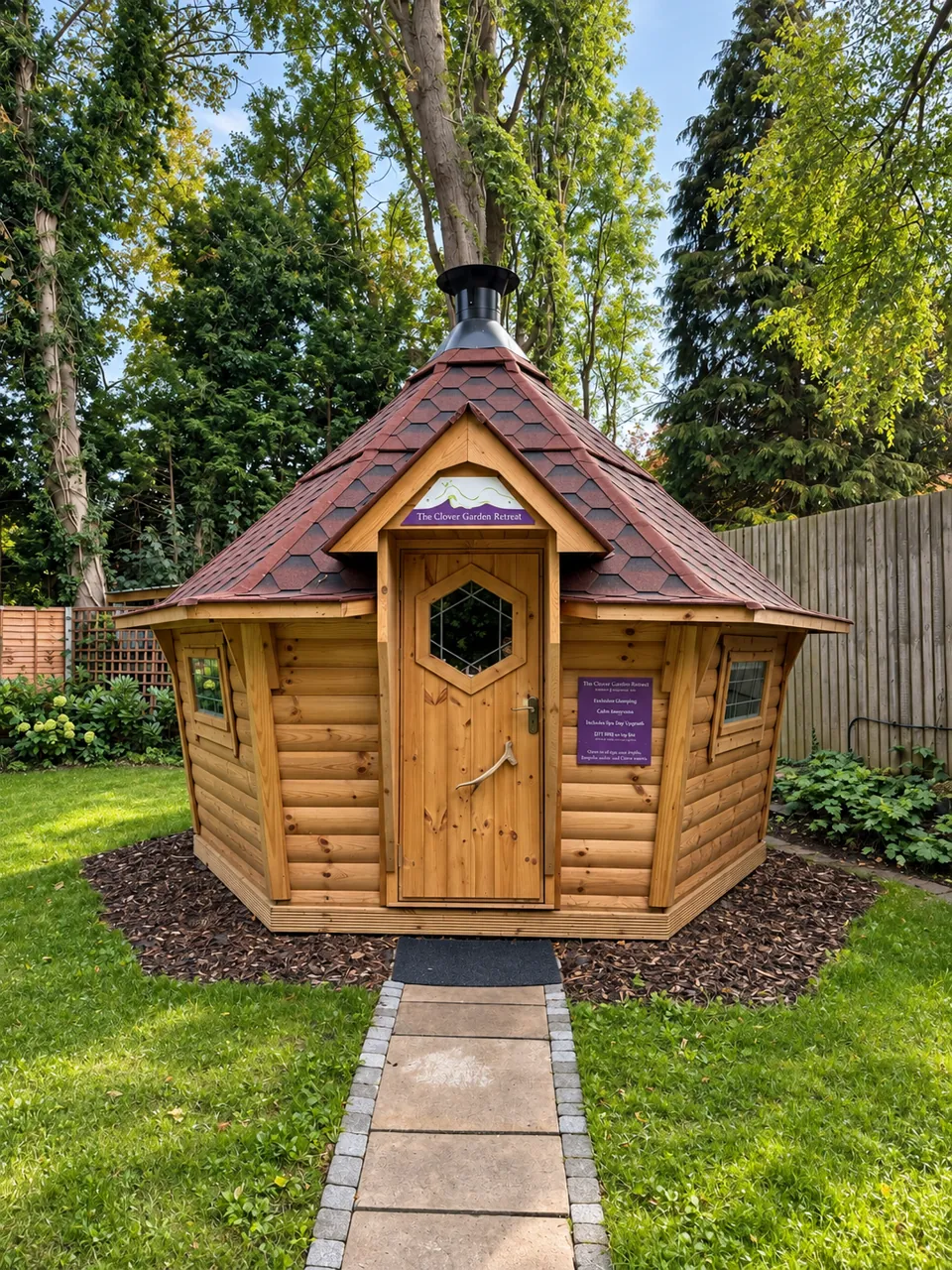 The garden retreat, part of every spa day in Birmingham at Clover Wellness